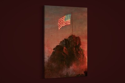 Frederic Edwin Church - Our Flag - Art Print on Paper or Canvas