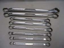 Vtg Snap On Tools Xv Double Box End Set 8pc Lot 716 - 1-18 Sae Various Sizes