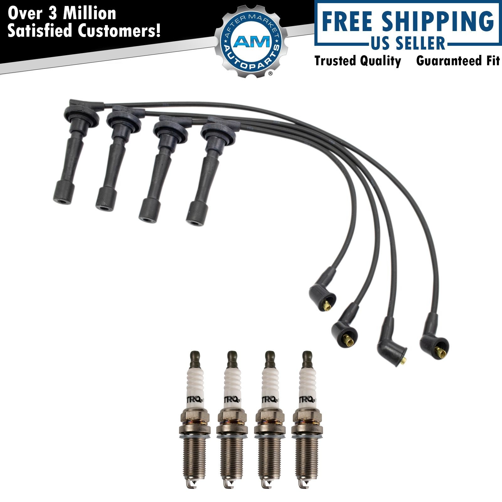 Ignition Kit Spark Plug  Wire Set For Honda CR-V L4 2.0L