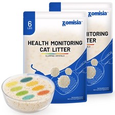 Health Monitoring Cat Litter - Clumping Crystal Cat Litter with Color Changin...