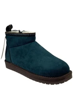 Muk Luks Women's Side Zip Booties Lydia Dark Teal