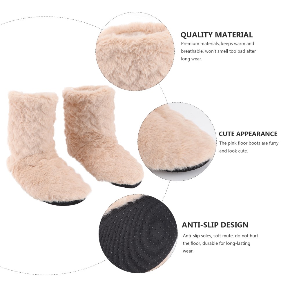 SAOLA Bottes De Plancher Antidérapantes Manquer Aux Femmes Sol Automne Hiver