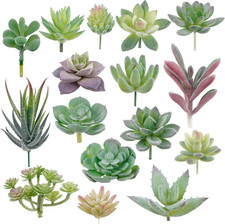 Artificial Succulents, 16 Pack Fake Succulents Plants Artificial Small Fake Plan