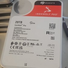Seagate IronWolf Pro 20TB 3.5" SATA Internal HDD 7200RPM 256MB ST20000NT001