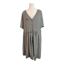 ASOS Striped Plus Size Dress size 20 Casual Office Fall