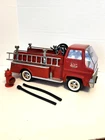 1960s Tonka Pressed Steel Gas Turbine Pumper Fire Truck W/ Fire Hydrant & Parts