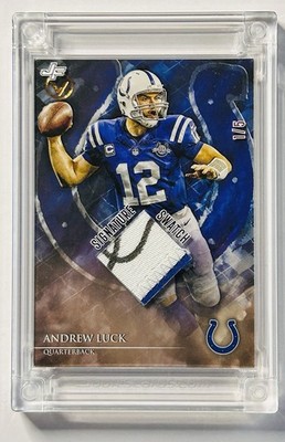 RARE Andrew Luck /5 2022 Jersey Fusion Game Used Signature Swatch Patch NFL Card