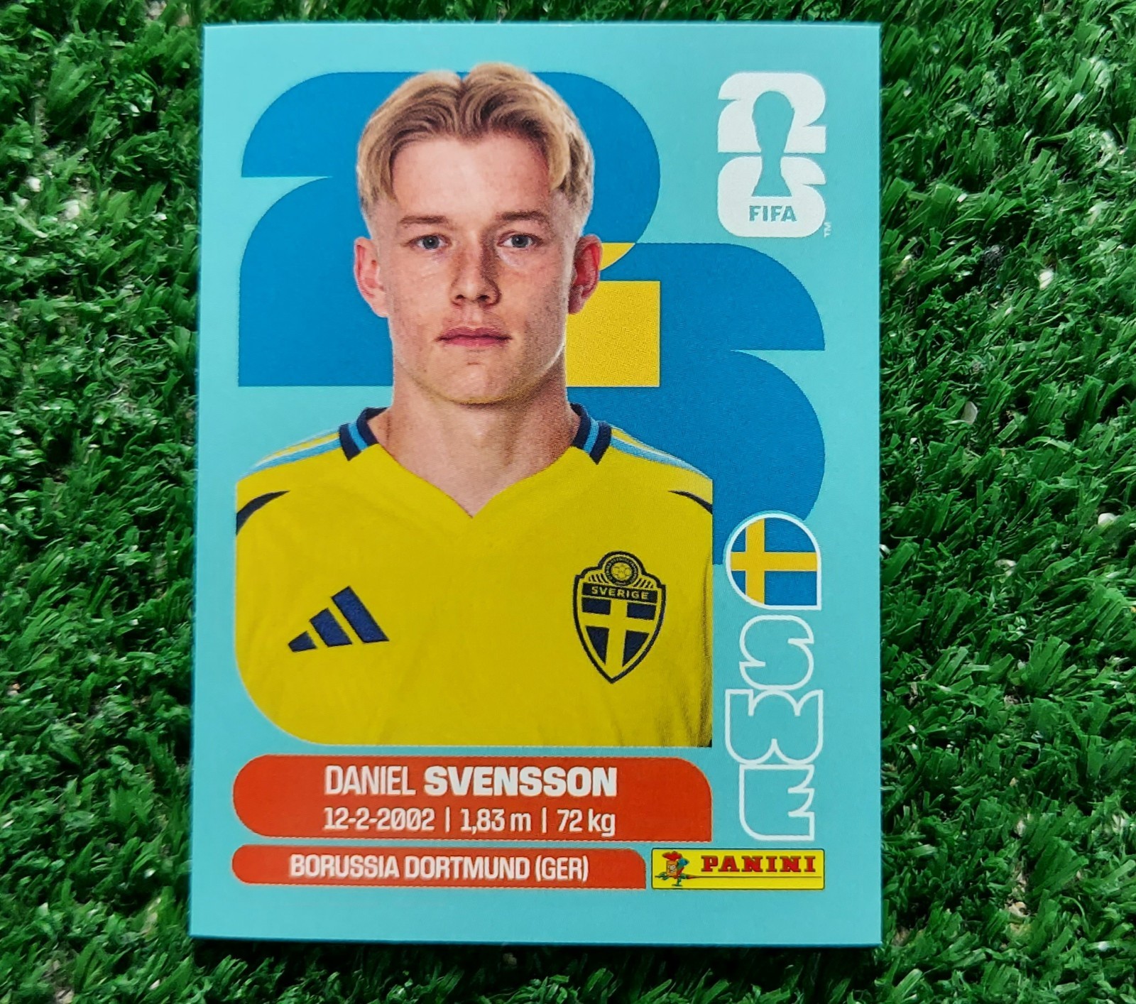 FIGURINA CALCIATORI PANINI USA 2026 WC SVEZIA SWE14 SVENSSON WORLD ALBUM ⚽️
