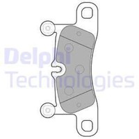 Delphi BremsbeläGe Bremsbelegsatz Hinten FüR VW Touareg Porsche Cayenne