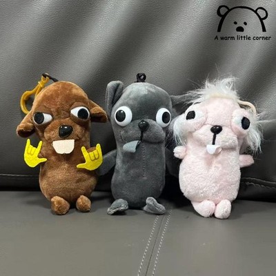 Cute Chihuahua Puppy Plush Keychain Dog Pendant Backpack Charm Toy Gift