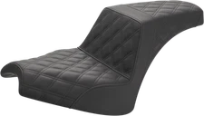 Saddlemen Step Up Seat Driver/Passenger Lattice Stitch Black I21-04-175