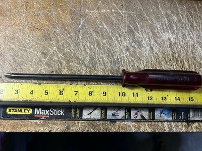 Wright Tool 9109 #4 Tip Phillips Screwdriver 8  Shank 13-1/2  Overall Length