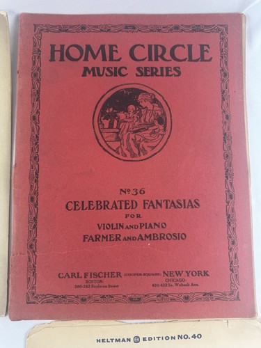 Antike Violine Noten Konvolut - Stille Nacht, O Sole Mio, Yankee Doodle 1920er - Bild 5 von 8