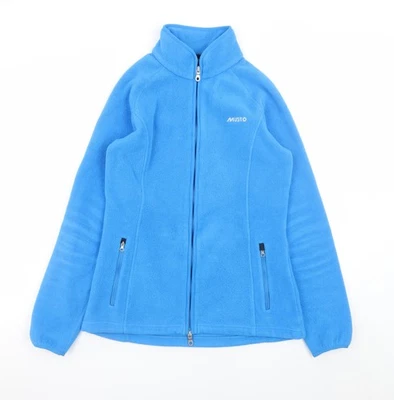 Musto Damen blau Fleece durchgehender Reißverschluss Jacke Größe 10 Outdoor warm - Bild 1 von 4