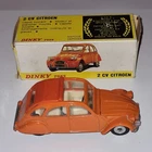 Vintage Dinky Toys 011500 Citroën 2CV Made In Spain Boxed 1977