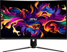 MSI MPG 321CURX QD-OLED 32" UHD Curved Gaming Monitor, 240Hz/0.03ms HDR 400