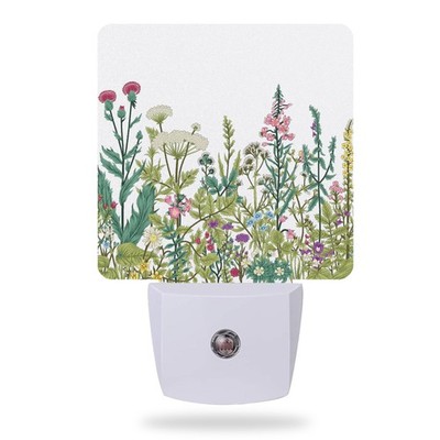 Night Lightherbs And Wild Flowers Night Lights Plug Into Wall For Boys Girls Bed