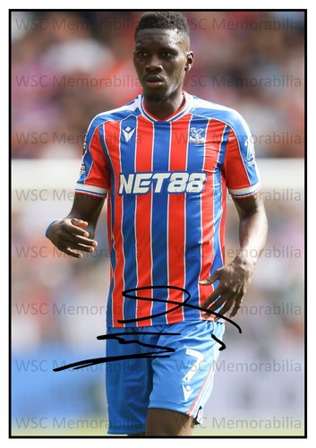 11242. Ismaila Sarr Signed Pictures (A4 Prints) Crystal Palace Watford etc.
