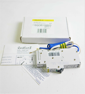 Square D RCBO 1P 16A Curve SQOR116B03