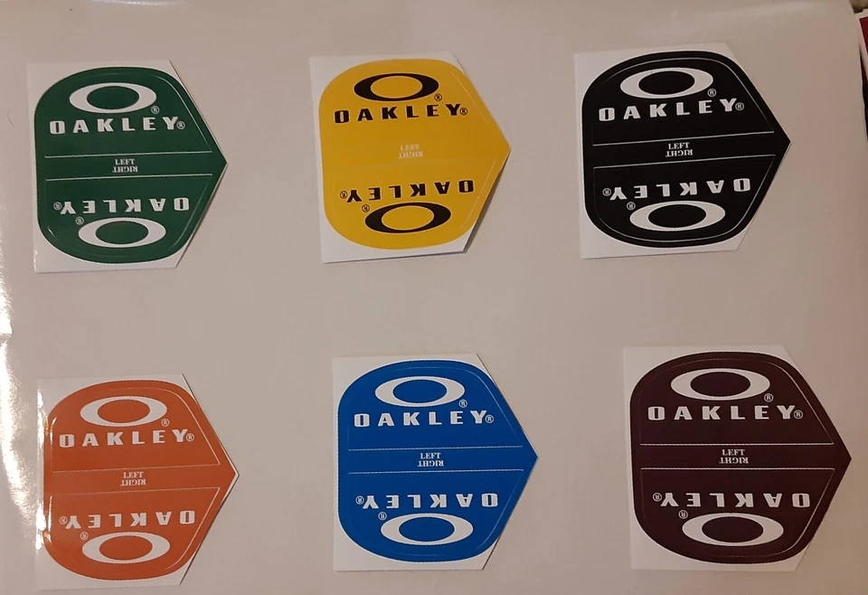 Oakley Football Helmet Visor Eye Shield Tab Sticker Decals