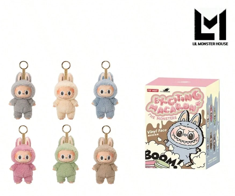 Authentic LABUBU- THE MONSTERS EXCITING MACARONS One Labubu Blind Box (unopened)