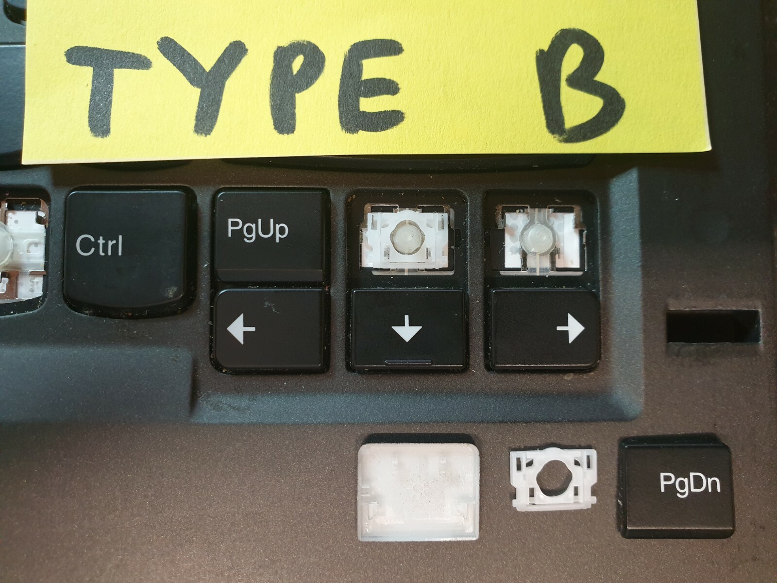 LENOVO THINKPAD X1 CARBON X1C 2nd Gen, replacement keys 2 clip types A