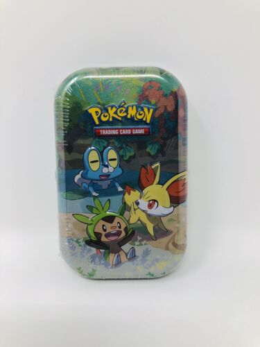 Pokémon Celebrations TCG Mini Tin - Kalos Art Factory Sealed - 25th Anniversary - Picture 1 of 7