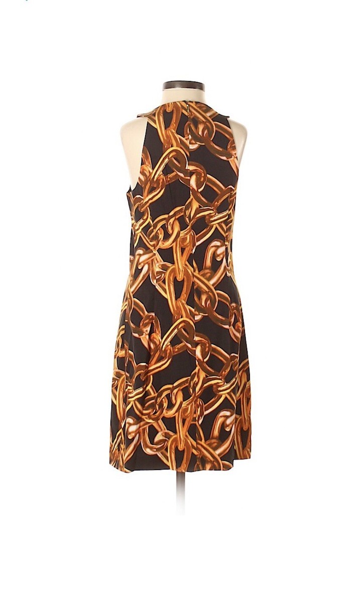 Trina Turk Gold Chain Link Dress Size 0 Stunning Classic | eBay Trina Turk Gold Chain Link Dress Size 0 Stunning Classic | eBay
