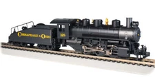 Bachmann 51612 HO Scale 0-6-0 Steam Locomotive with DCC and Smoke Chesapeake & O