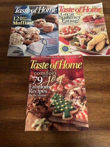 Menge 3 Vintage Taste of Home Magazine 2006 2007 Dezember Januar 2008 Kochen - Bild 1 von 9