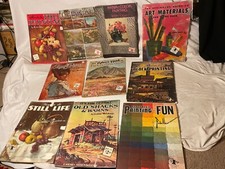 VTG LOT (10) WALTER T. FOSTER Art Instruction Books How To Draw, Paint, Print