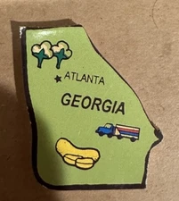 Georgia REPLACEMENT STATE Small World Toys Wooden U.S.A. Map 1994 Puzzle