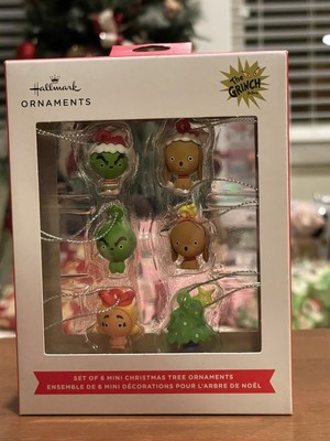 Hallmark Dr Seuss How the Grinch Stole Christmas Mini Ornaments Set of 6 New