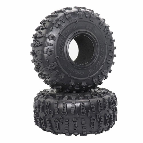 Retasica 4PCS 125mm (2.2 Inch) RC Crawler Tires: Fits 1/10 Scale Axial SCX10, TRX4, Wraith & More