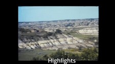 Badlands and North Dakota RV 1987 Super 8mm Home Movie mountains 3" reel