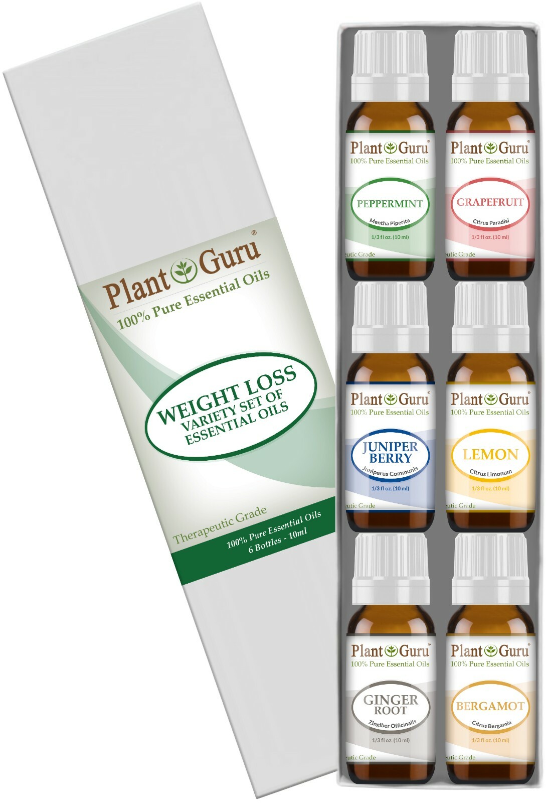 Set Gift Kit 6 - 10 Ml Therapeutic Grade 100% Pure Lot