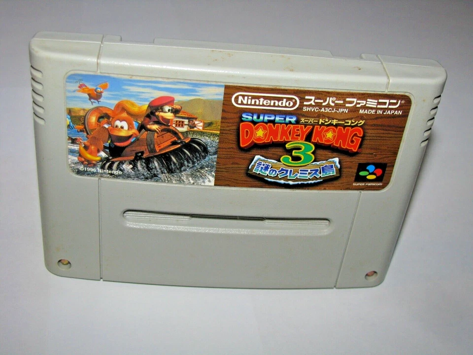 Super Donkey Kong 3 Country Super Famicom Japan import +Box Manual US Seller - Image 3 of 4