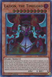 Lazion, the Timelord - BLLR-EN031 - Ultra Rare 1st Edition x3 - Near Mint