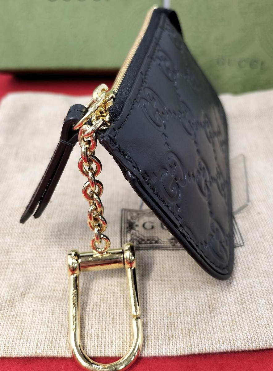 GUCCI(グッチ)正規品/関税送料込み GG emblem key ring wallet