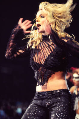 Britney Spears performs, during her 'Dream Within a Dream' tour, at Old Photo 10