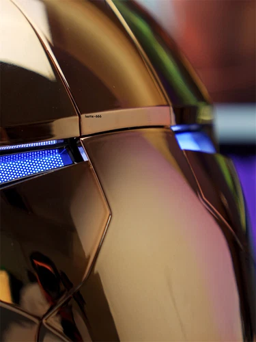 Iron Man Gold MK5 Helmet Electronic Voice Activated Open&Close Mask Autoking NEW - Picture 14 of 15