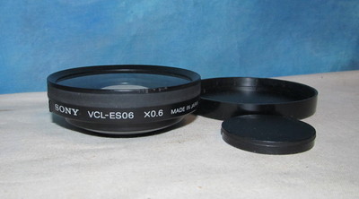 レンズ(単焦点) ONE  TOUCH  WIDE  CONVERSION  LENS Sony VCL-ES06 x0.6 One Touch Wide Conversion Lens J1270 | eBay