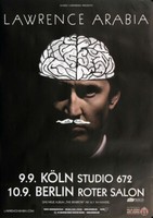 Lawrence Arabia - The Sparrow, KöLn & Berlin 2012 | Konzertplakat | Poster