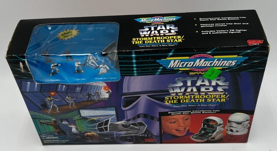 Micro Machines Star Wars Stormtrooper/La Estrella de la Muerte 1994 conjunto de acción #65814 nuevo Foto 4 de 4