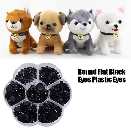 500pcs/box Doll Making Eyes 3/4/5/6/8/10mm Reusable Doll DIY Accessories1 - Picture 5 of 9