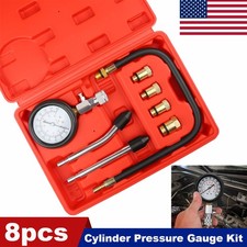 Engine Cylinder Compression Gauge Tester Kit Gas Engine Diagnostic Testing Tool Engine Cylinder Compression Gauge Tester Kit Gas Engine Diagnostic Testing Tool
