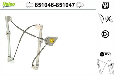 VALEO Fensterheber 851046 für VW