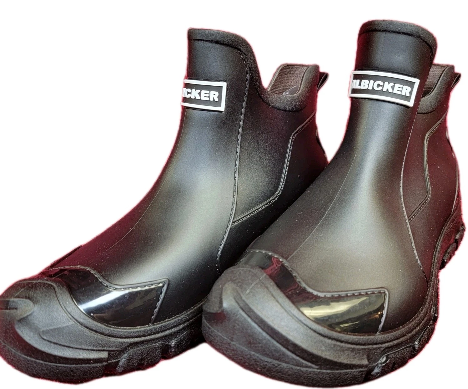 Albicker Black Rubber Waterproof Boots BOOT SHOE NEW WOMEN'S 5.5