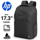 HP 17.3" Laptop Backpack Bag RFID Black Rucksack Padded Lockable 15.6" 16"