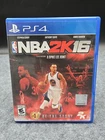 NBA 2K16 Playstation PS4 Stephon Curry Cover